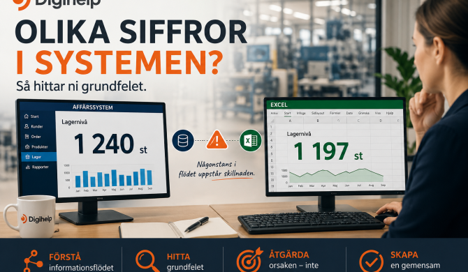 Sju vanliga orsaker till olika siffror i systemen